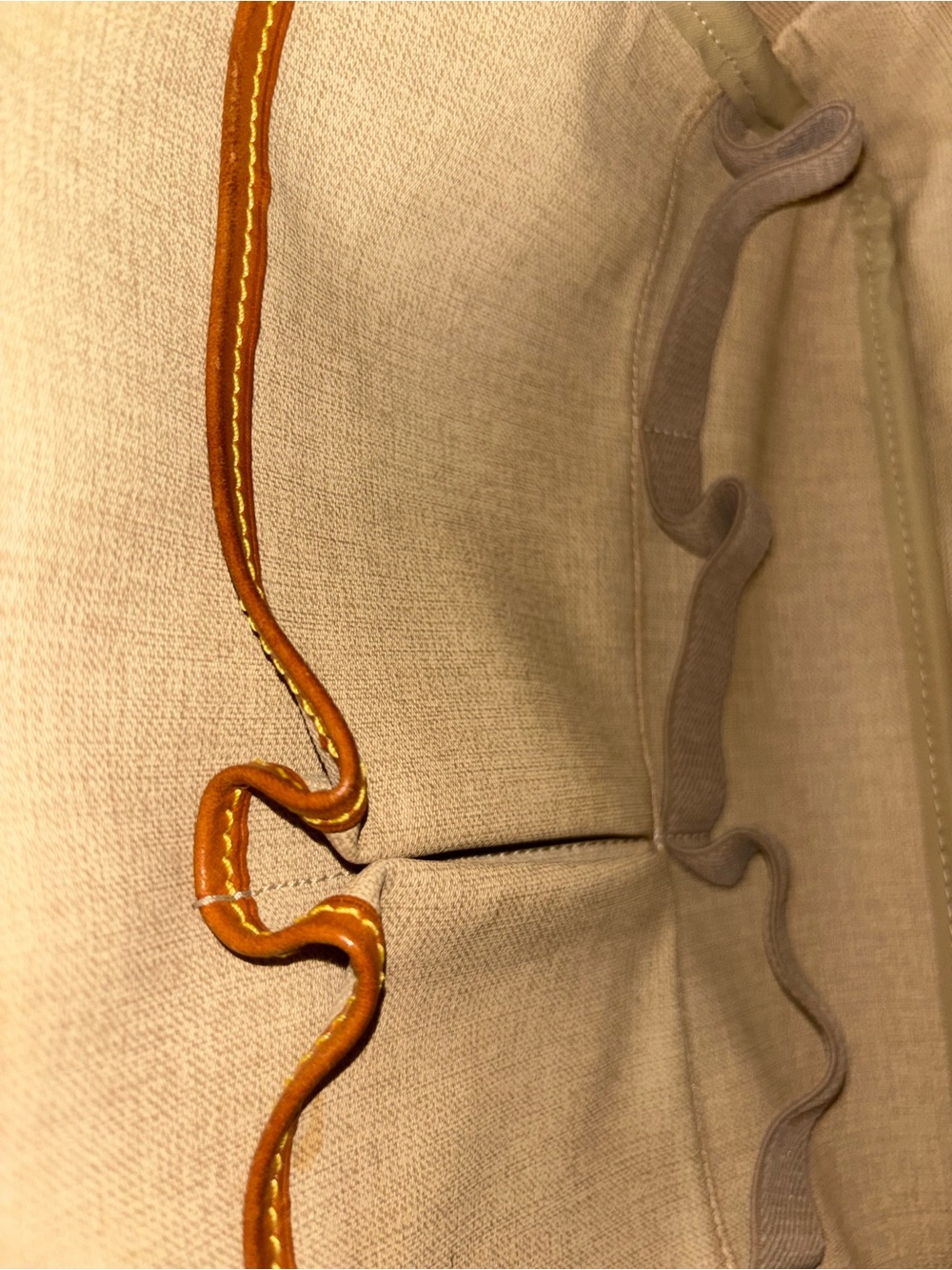 Louis Vuitton Brown Monogram Canvas Satchel with Tan Leather Trim - Picture 4 of 9